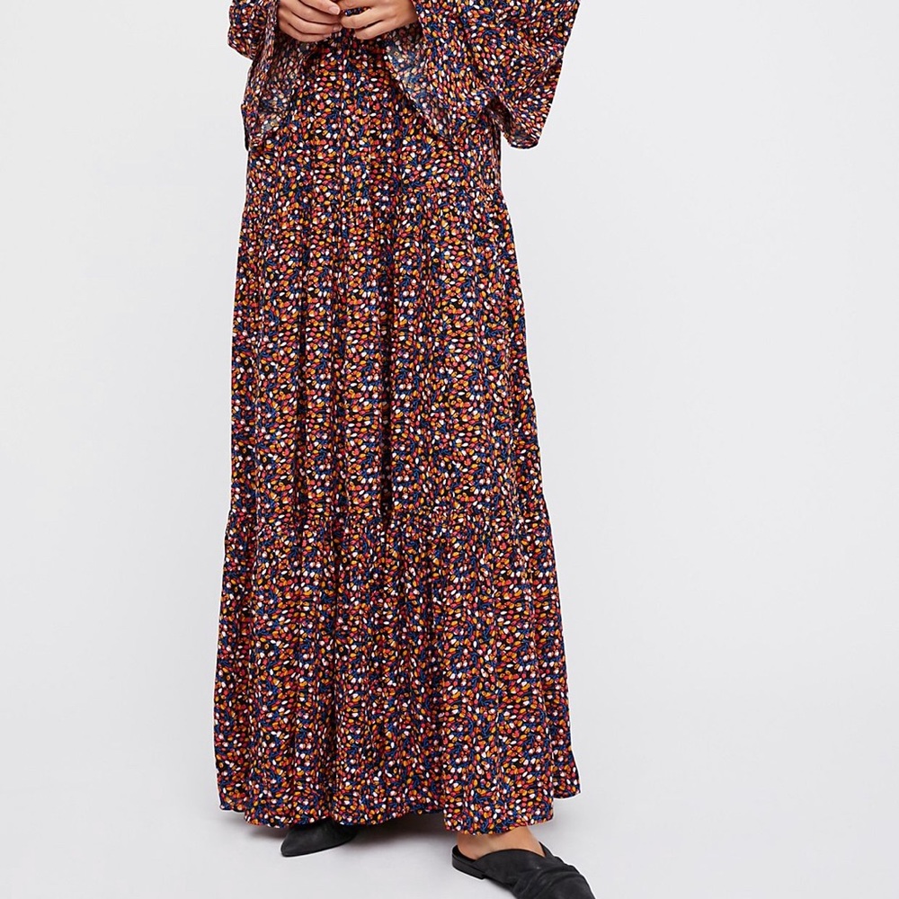 Free People Multicolor Floral Maxi Dress - Picture 2 of 2